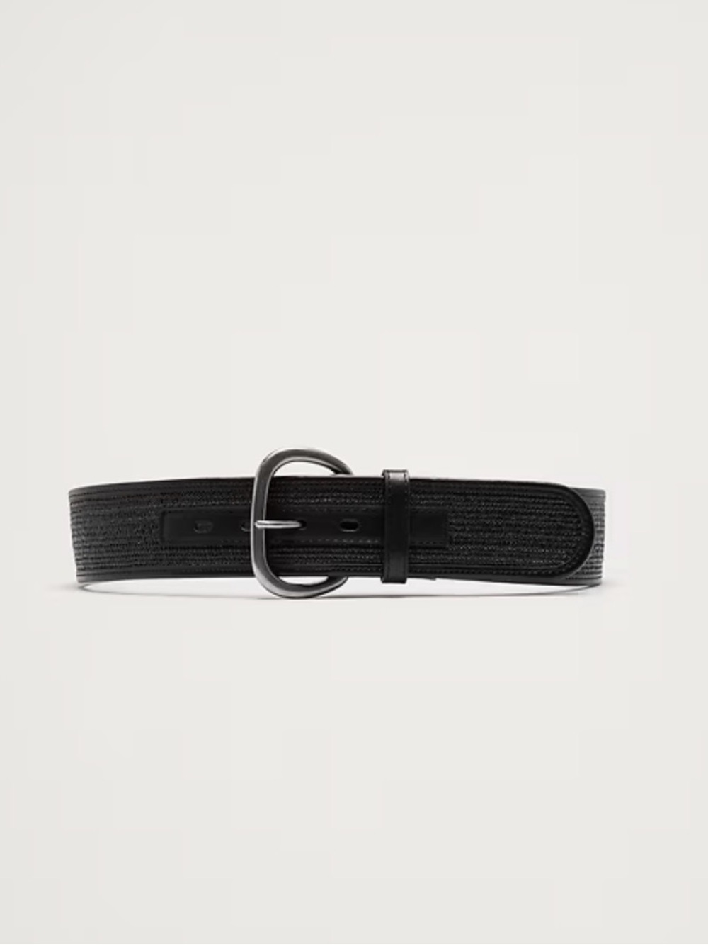 Banana Republic STRETCH-WOVEN WAIST BELT, Sz M, Color Black